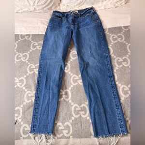 Abercrombie & Fitch Straight Leg Jeans - Medium Blue